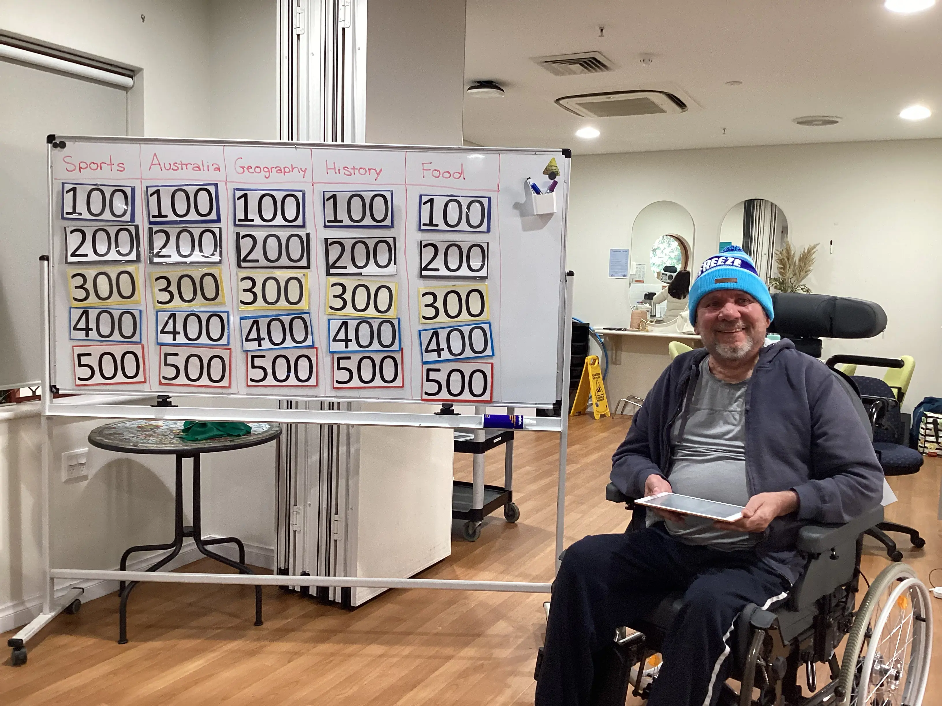 Redcliffe Resident Joe Hosts Jeopardy Game