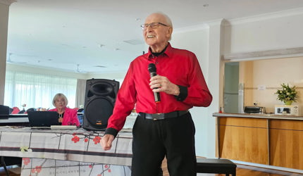 Eddie Storm performing across aged care homes in Western Australia | Senior Story