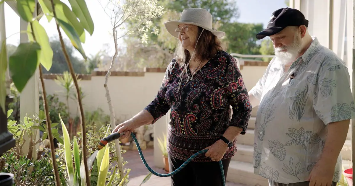 When Your Partner Has Dementia_Mark and Dot still continue activities like gardening outdoors together