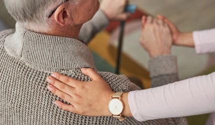 Tech Innovate Challenge Person Helping Older Australian