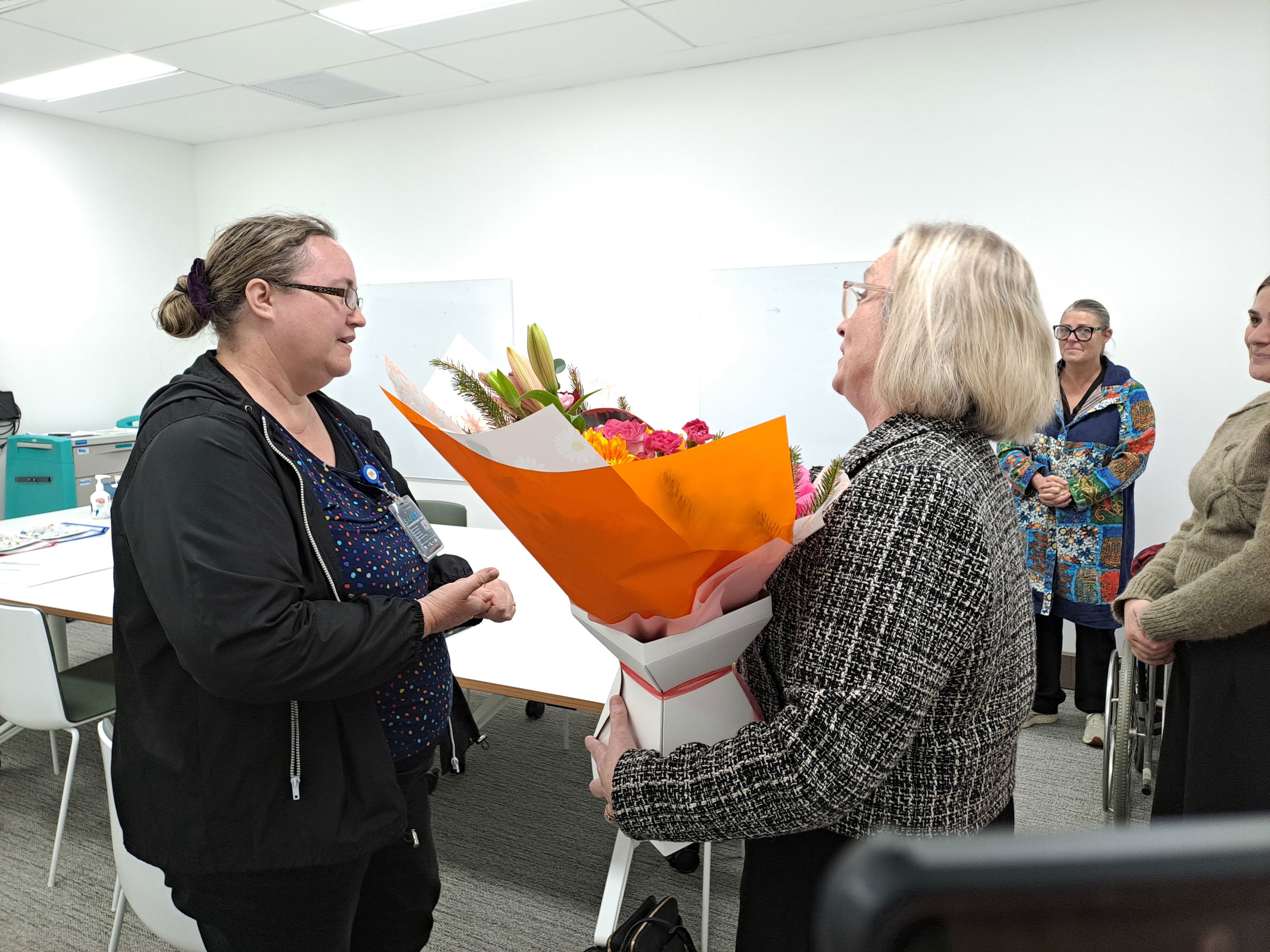 Wendy Digney With Cath Stoddart