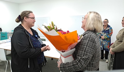 Wendy Digney With Cath Stoddart