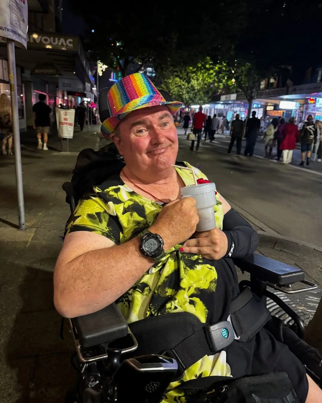 Brightwater Warnbro SIL Client Dean attends Perth Pride Parade 2025
