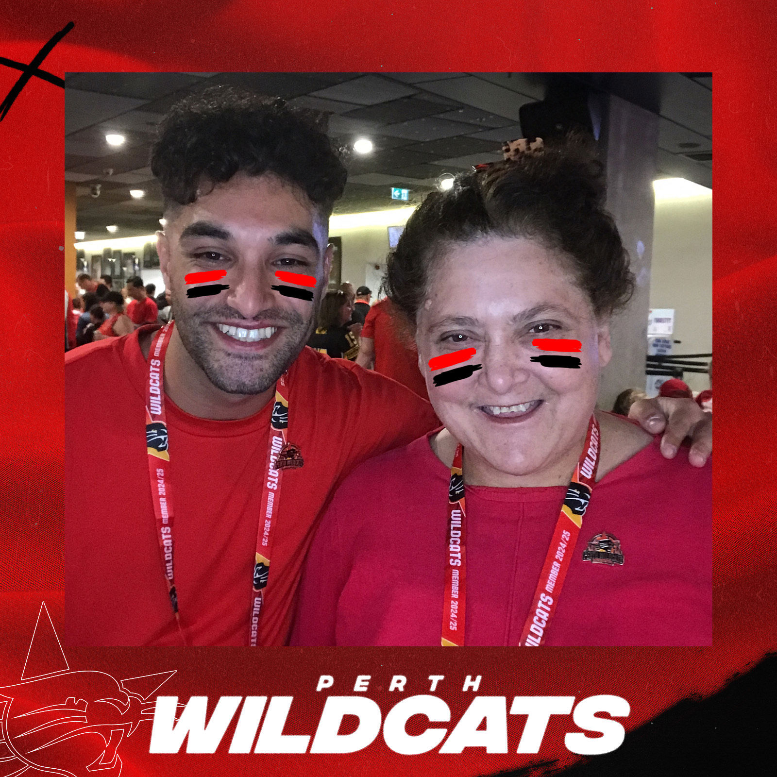 Brightwater SIL client Elisa attends Perth Wildcats Game_1