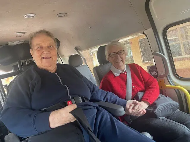 Brightwater Onslow Gardens residents outing to see Beauty and the Beast at Crown Theatre thanks to Life's Possibilities program