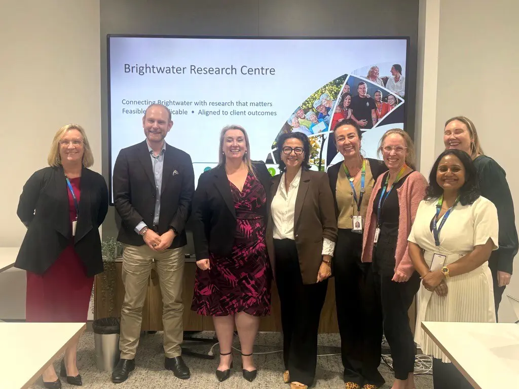 Ageing Australia visits Brightwater Inglewood to connect with Brightwater Research Team