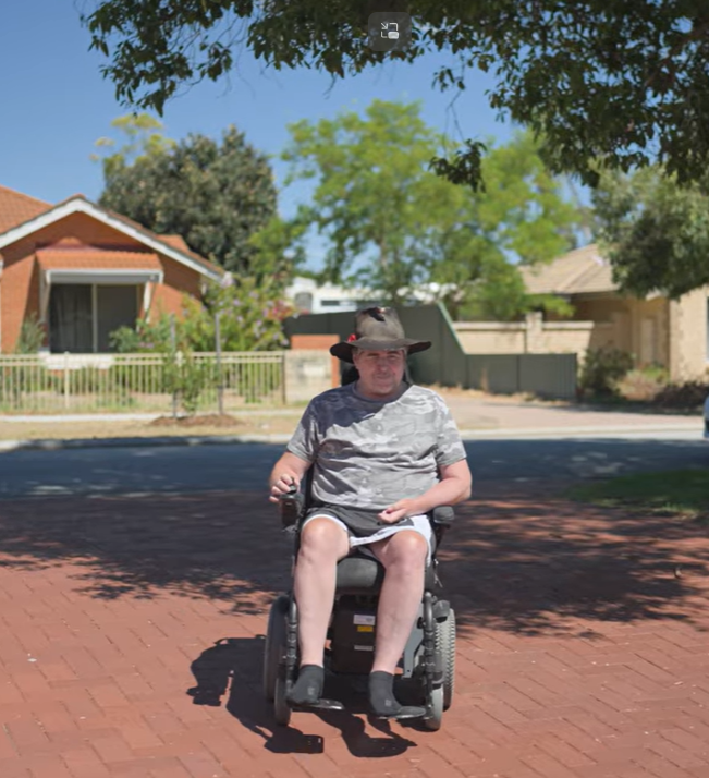 Dean In Wheelchair