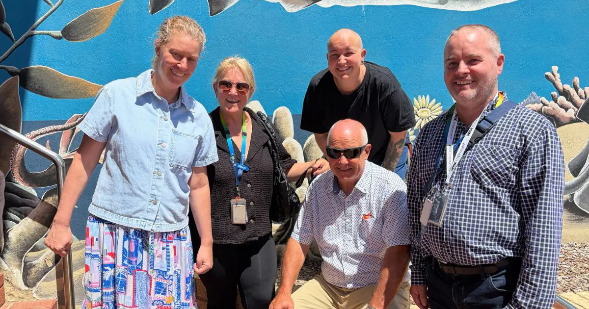 AQWA Visit with Brightwater Young Onset Dementia Clients